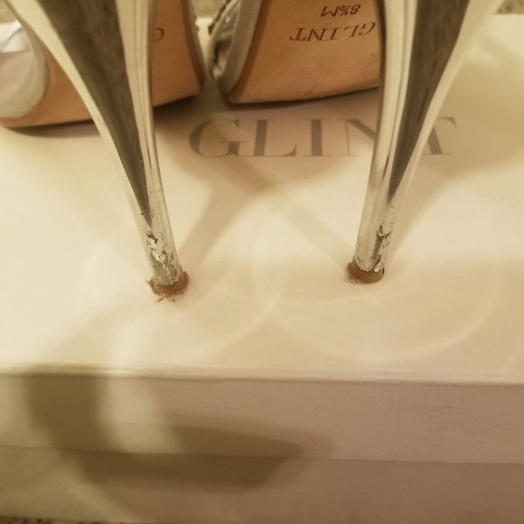 Glint Rhinestone Sparkle High Heels - Picture 4 of 6